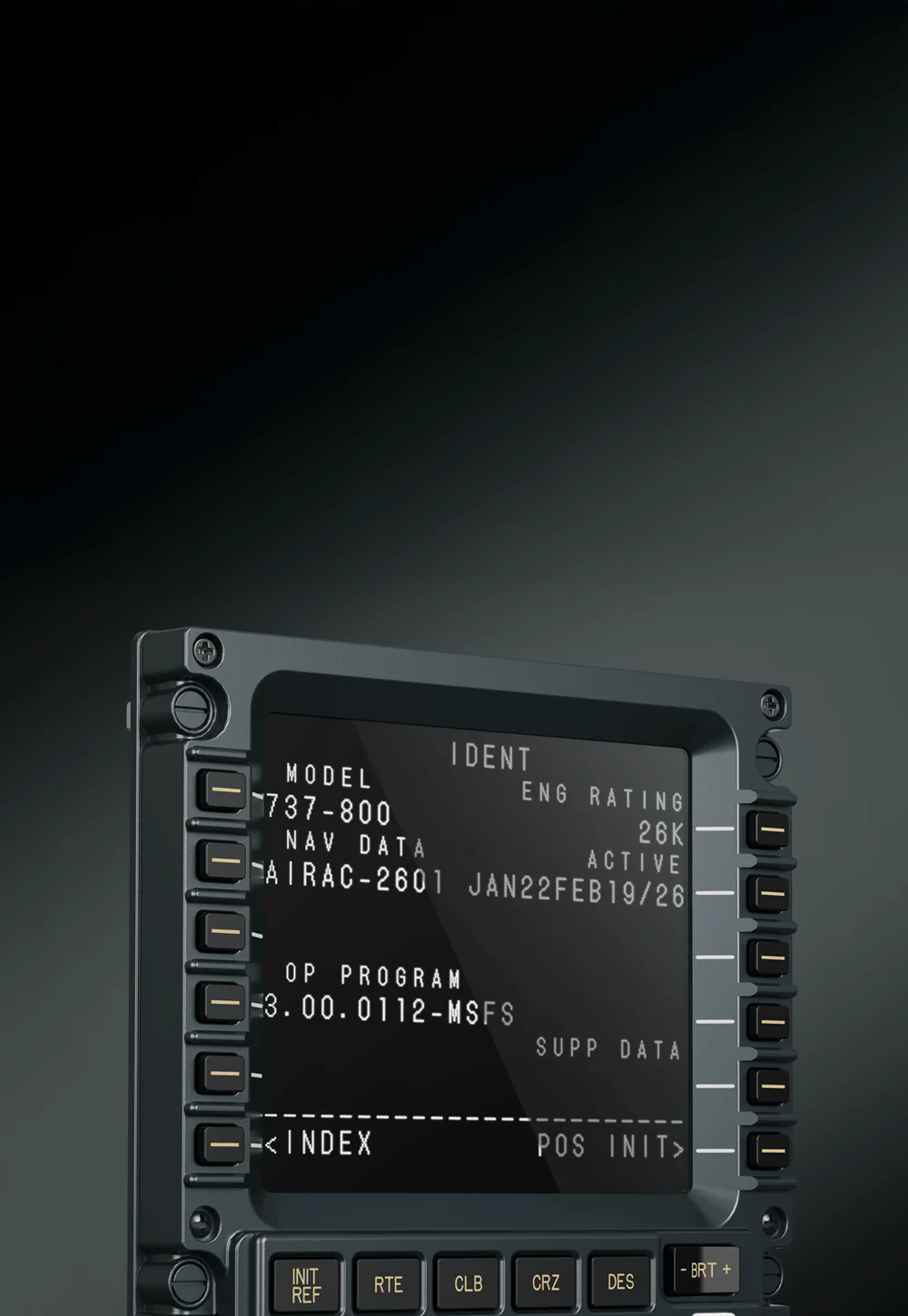 Wyświetlacz Komputera Lotu Moza MB7F - panel komputera pokładowego dla każdego